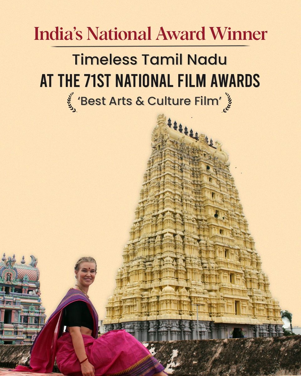 From a simple yet audacious dream to tell stories that move people &amp; preserve culture, to winning India’s highest recognition in cinema 🇮🇳

Timeless Tamil Nadu, directed by Kamakhya Narayan Singh, wins the National Award. A proud moment for the entire <a href="/travelxp/">Travelxp</a> family.
