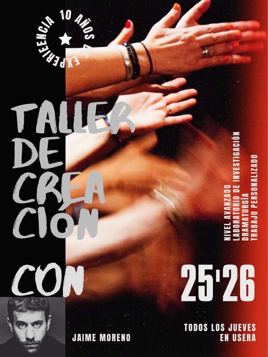 Seguimos de promisión xa potenciar la imaginación de los haters: ABRIMOS PLAZAS para el taller de los JUEVES!
Aquí un lugar donde iniciarte en la #dramaturgia de tuits, #interpretar tus propios gift o #musicalizar tus memes

+ info x DM
