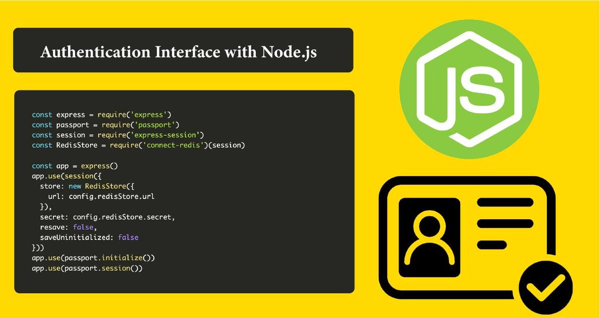Authentication Interface with Node.js and Passport.js