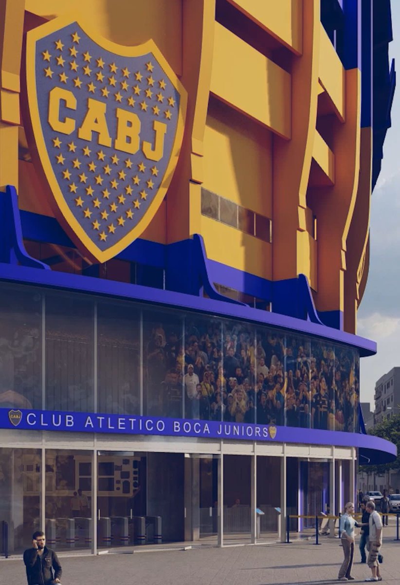 Boca inicia la obra de remodelación de la histórica Puerta 3 de Brandsen 805, el ingreso principal del estadio