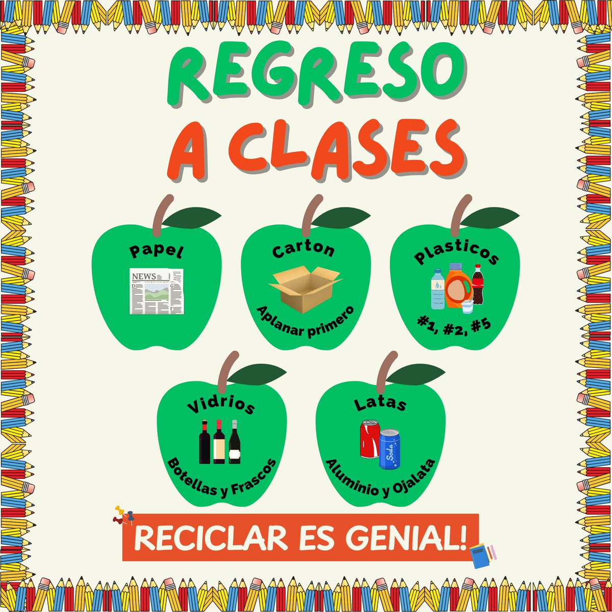 Back to School! Recycling is COOL!🍎♻️