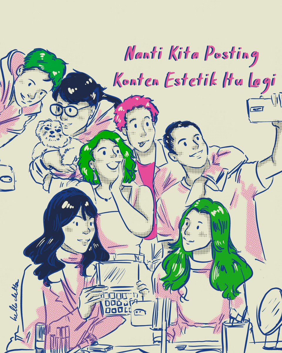 Nanti kita posting konten estetik itu lagi.

Skrg saling jaga dulu. 

#wargajagawarga