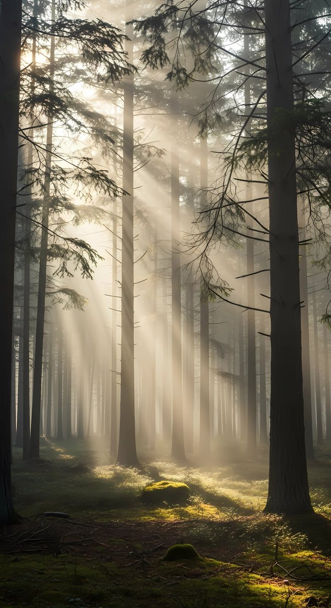 trendyvers's tweet image. Echoes of Light 🌲✨
Where silence speaks louder than words.
Nature’s cathedral, captured in 4K.
Follow @trendyvers for more exclusive drops.

#NaturePhotography #ForestMagic #CinematicArt #4KWallpaper #Serenity #NatureLovers #LandscapePhotography #CalmVibes #DigitalArt