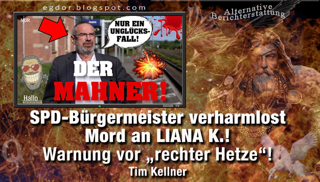 🛡️ Egdor Buff (@egdorb) on Twitter photo Tim Kellner - SPD-Bürgermeister verharmlost Mord an LIANA K.! Warnung vor „rechter Hetze“!
egdor.blogspot.com/2025/09/tim-ke… Tim Kellner - SPD-Bürgermeister verharmlost Mord an LIANA K.! Warnung vor „rechter Hetze“!
egdor.blogspot.com/2025/09/tim-ke…