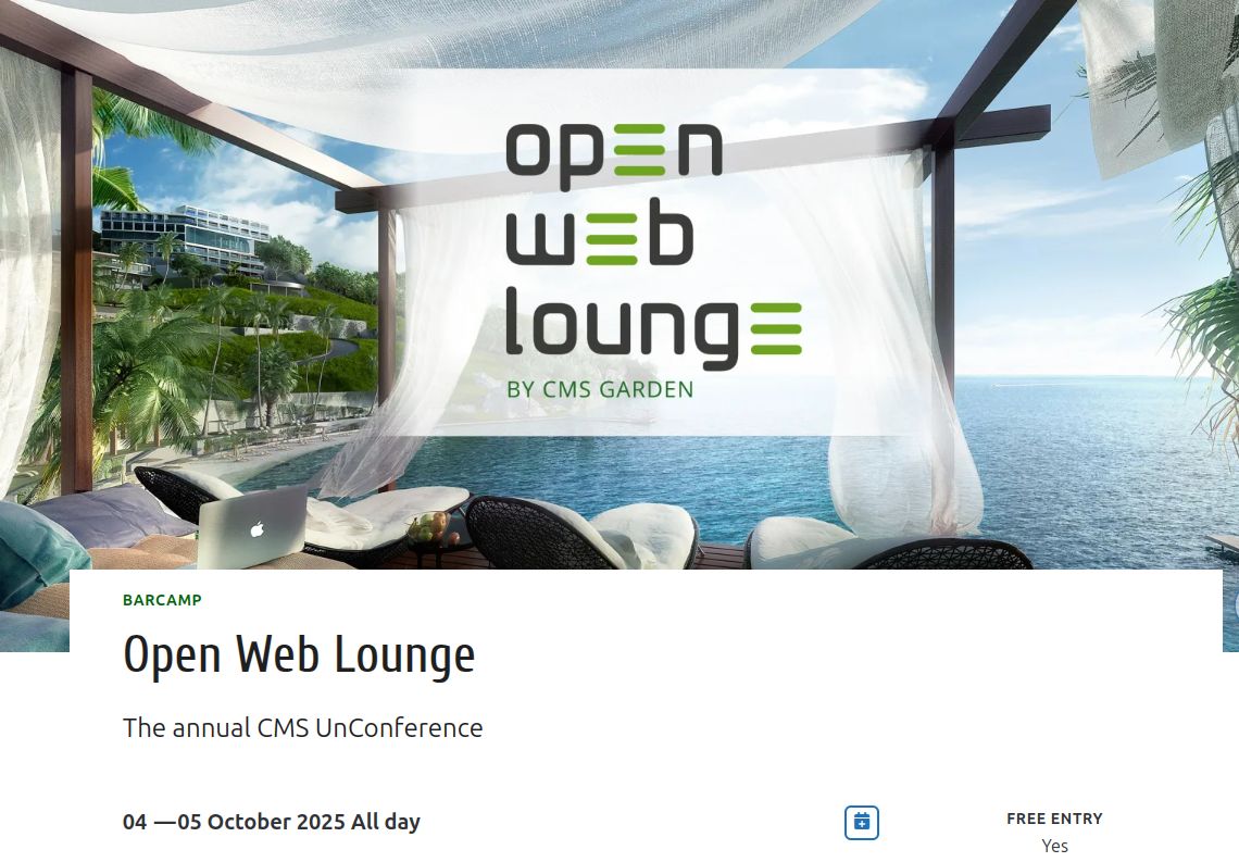 plone's tweet image. It is almost time for Open Web Lounge, the annual in-person CMS Garden Unconference.  It&apos;s in Berlin, there&apos;s no entry fee, and only 36 tickets left! 

All the info here 👉 cms-garden.org/en/calendar/64… 

One month to go!

#opensource #cms #cmsgarden #plone #inperson #community