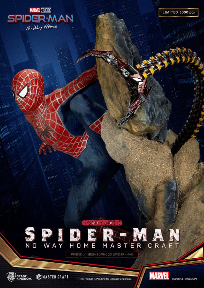 🕷️ Beast Kingdom will release Tobey Maguire's MC-110 'Spider-Man: No Way Home' Spider-Man for 7,990元 / $235.

Out Q4 2025.

👉 beast-kingdom.com.tw/SalePage/Index…

(via <a href="/EARTH_96283/">Vault96283</a>)