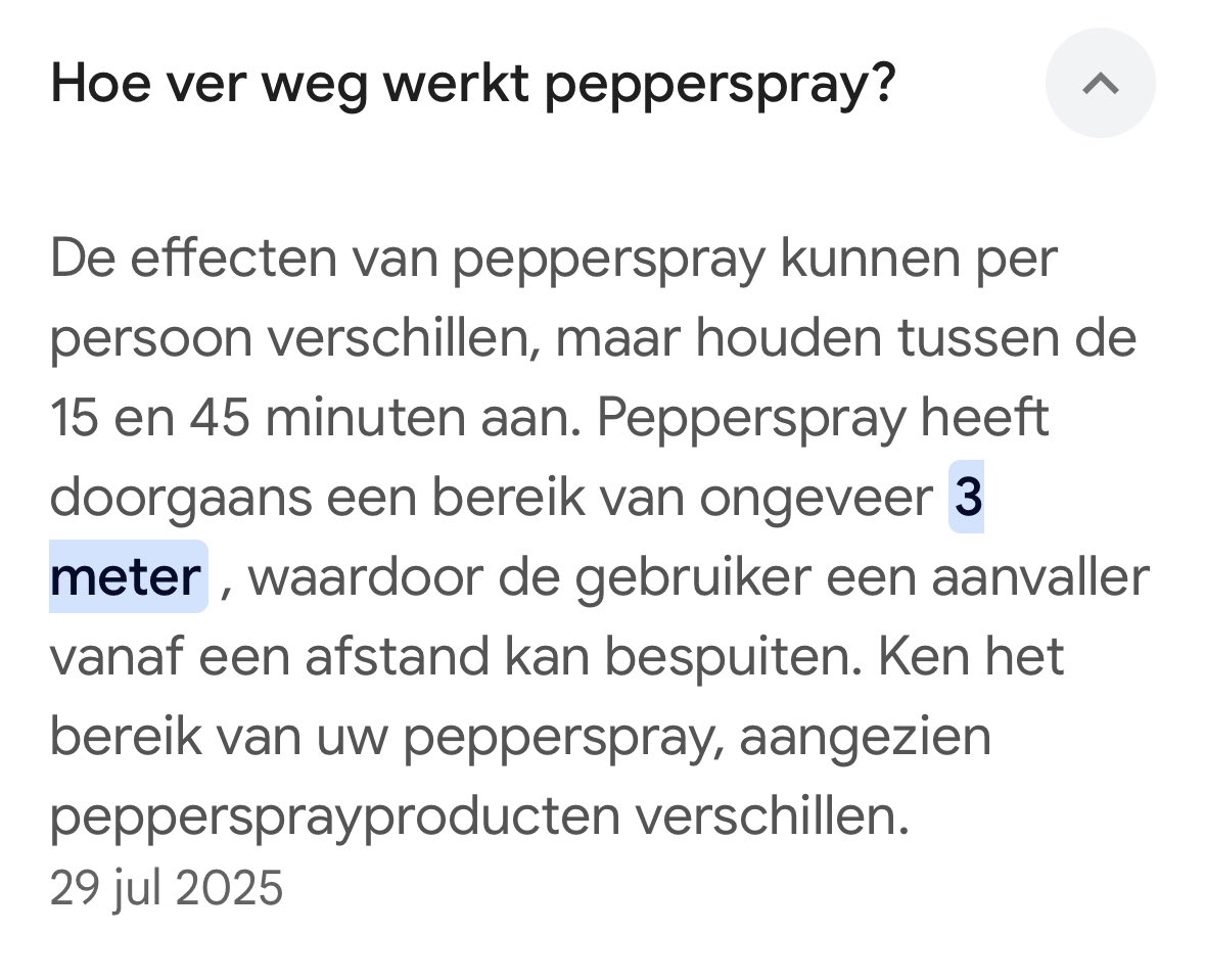 Superhandig middel voor een man met slechte bedoelingen die verdekt staat opgesteld. #pepperspray