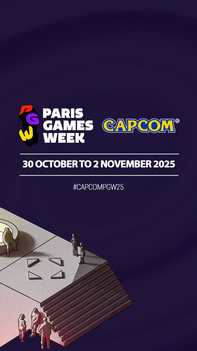 Capcom will be at <a href="/ParisGamesWeek/">Paris Games Week</a> 2025 !🎮

Find a 1200m² booth with playable demos including Resident Evil Requiem, for your ultimate survival horror experience!

More info coming soon! 
#CapcomPGW25
