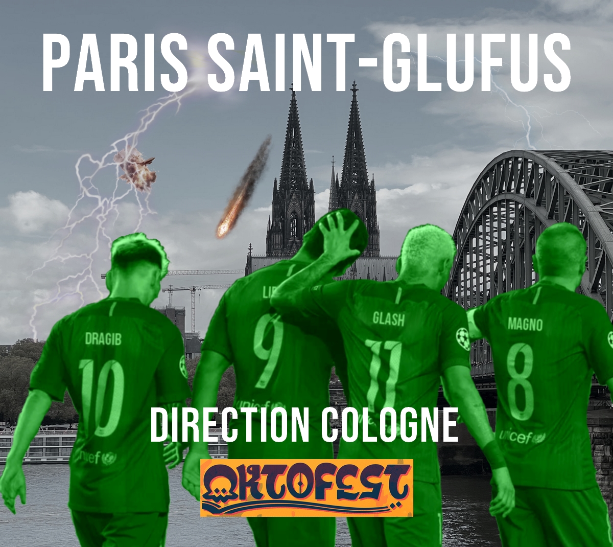 Oui oui vos yeux ne vous trompent pas ! Après avoir fait rêver le MONDE ENTIER pendant le SendouQ major, le PSG sera en Allemagne à l'Oktofest ! 🇩🇪⚽️

Nous donnerons tout pour faire grimper le coefficient SPFA de la France 🙏

GO AHEAD GLUFERS 🟢💚