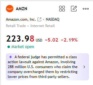 0611_hinon's tweet image. "📉 $AMZN Prime growth slows: US sign-ups missed targets by ~2% despite 4-day Prime Day expansion. Pre-event sign-ups fell YoY to 5.4M.
Tariffs &amp;amp; $WMT competition pressure margins.
Prime users spend 2x non-Prime ($1,170 vs $570).
Subscription revenue $23.9B H1. #ConsumerStocks