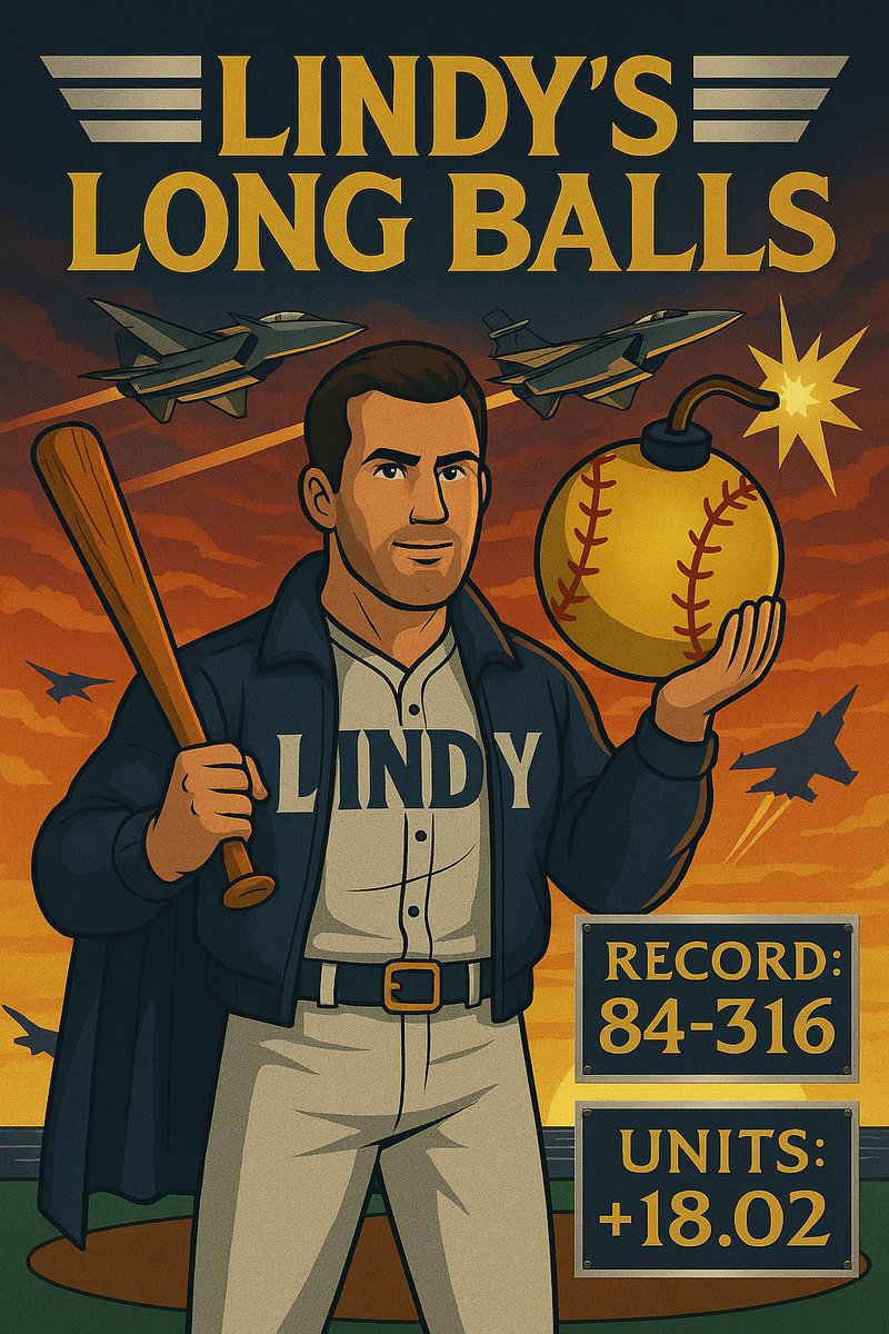 EricLindquist's tweet photo. 💣💣 LINDY'S LONG BALLS 9/2/25 💣💣

Time for takeoff with FIVE home run plays at sky-high odds. ✈️

LIKE + BOOKMARK to keep this content soaring! 🔖 https://t.co/RIm9Zyhgqm