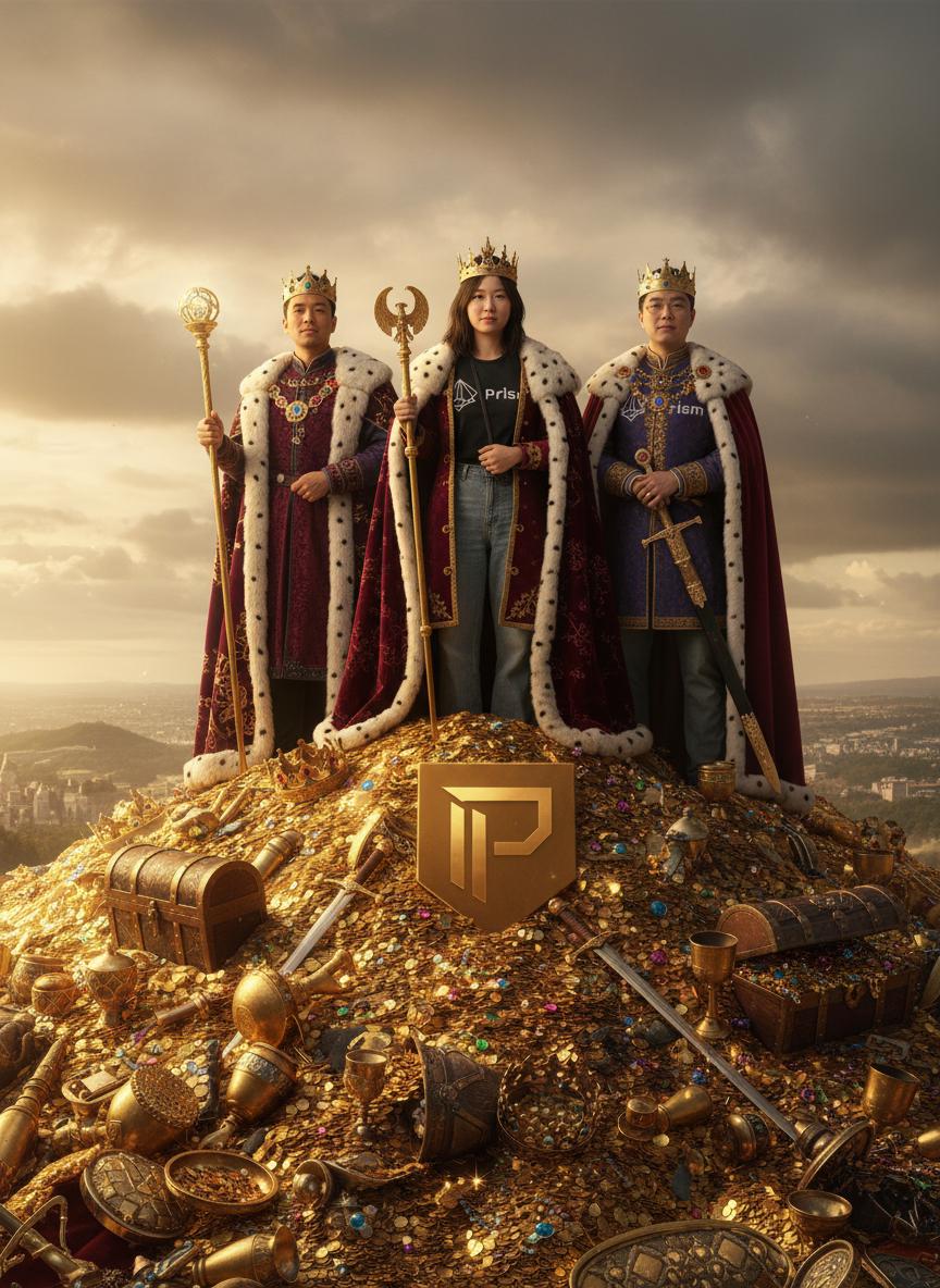 The year is 2027. Every single agent on Earth is powered by Prism.

Land's switched up on all of his Day 1s, and Alex flexes $XXB ARR on Alex Karp.

(not sure why Nano Banana did Alex so dirty here)