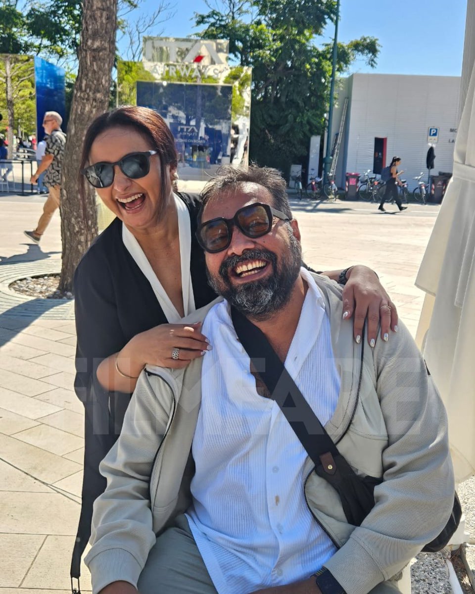 filmfare's tweet image. Bollywood glamour hits the Venice red carpet! 🌟

#DivyaDutta, #AnuragKashyap, and #AdilHussain spotted at the #VeniceInternationalFilmFestival. 🎥

#VeniceFilmFestival #Bollywood