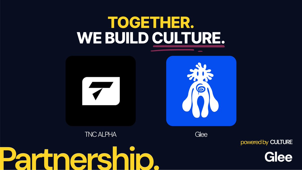 We’re thrilled to announce our partnership with <a href="/gleeculture/">Glee</a> 

Glee is a Web3-native platform built for creatives not only digital artists, but also storytellers, musicians, designers, and more. 

They’re creating a tangible product already available on the App Store with a