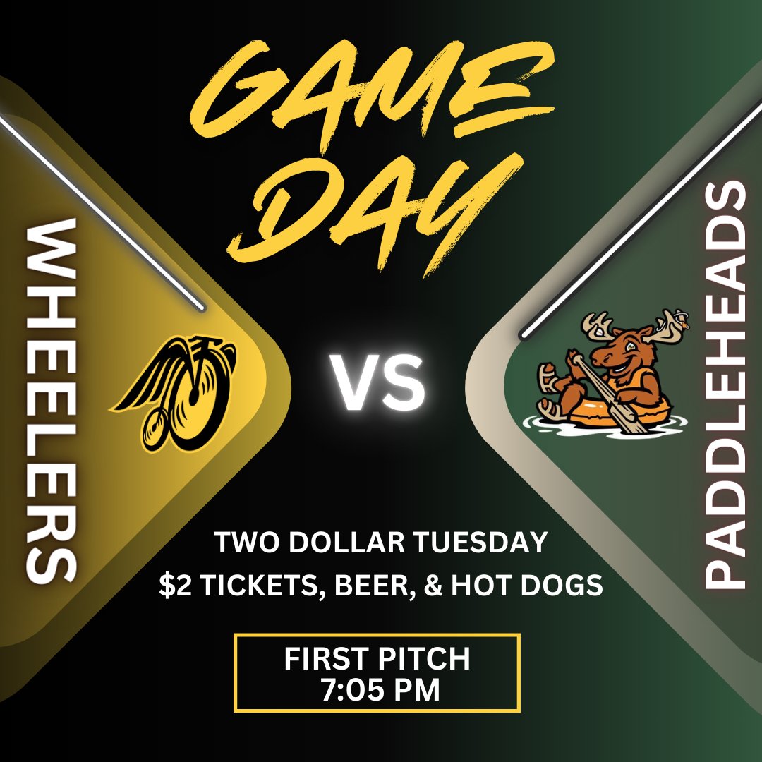 YSFreebirds's tweet photo. Final homestand. 6 games left. Let’s make it count. 💪
⚾ $2 Tuesday
🍺 $2 Beer
🌭 $2 Dogs
🎟️ $2 Tickets
First pitch 7:05 PM at Bryant Field → Let’s pack it out!
#HighWheelers | #PlayoffPush | #FinalHomestand https://t.co/oDmsX93hFS
