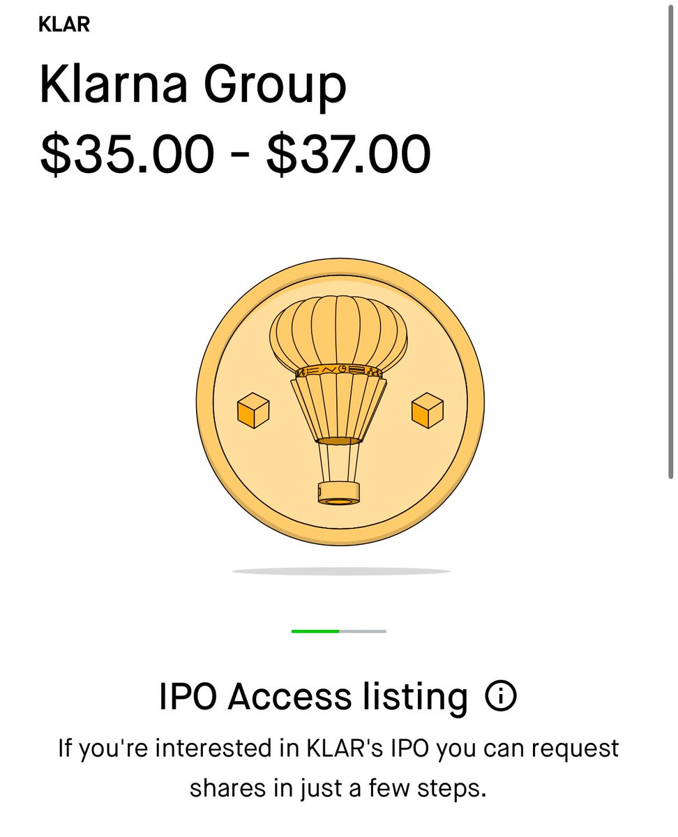 Interested in this IPO but $35 seems like a lot to pay all at once. Would it be possible to split this up into four interest free payments?