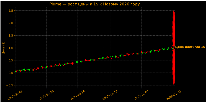 Big Plume secret!
🚀 Rumor has it Plume is preparing New Year’s gifts for everyone! 🎁
And if you believe the "insider charts" 📈… we might be seeing $1 PLUME by 2026! 👀
#Plume #Crypto #BullRun #Web3 
<a href="/plumenetwork/">Plume - RWAfi Chain</a>