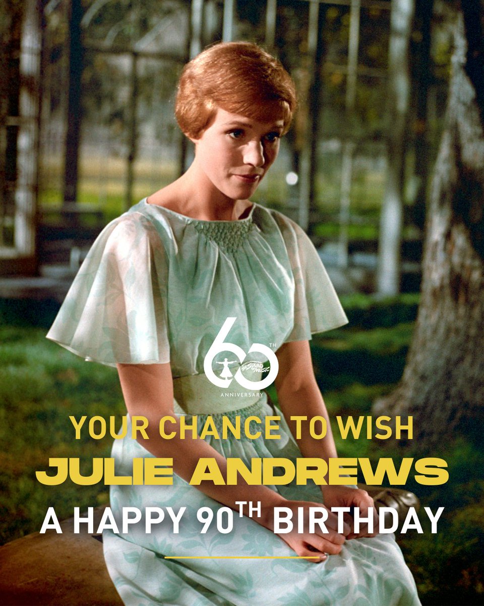 We're celebrating the incomparable Julie Andrews on her milestone 90th birthday on October 1 — and we need your help! Submit a selfie video with your birthday message for Julie for a chance to be featured in a special tribute video. ❤️

How has she impacted you? Which moment from