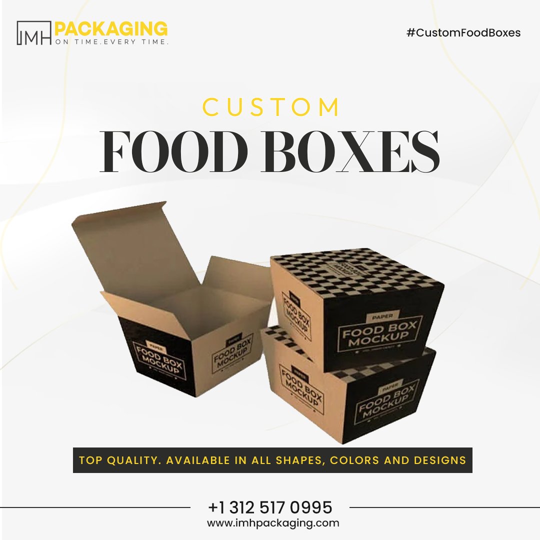 usa_imh's tweet image. Custom Food Boxes at wholesale prices in the USA keep food fresh until delivery.

Order Now:   imhpackaging.com/product-catego…

#FoodPackaging #CustomFoodBoxes #Food #Foods #FoodBusiness #Products #Packaging #Packagingdesign #Packaginginnovation #USA #Sales #FoodPackaging #FoodFriday