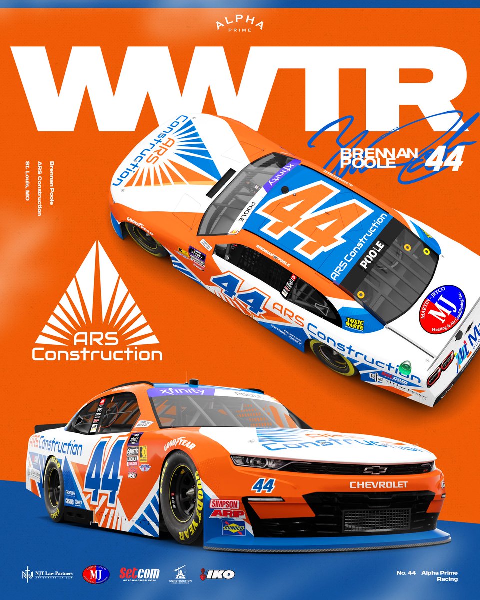 TeamAlphaPrime's tweet image. Welcoming our new partner ARS Construction who will sponsor @brennanpoole this weekend at @WWTRaceway!

#NuWay200 | ARSBuild.com