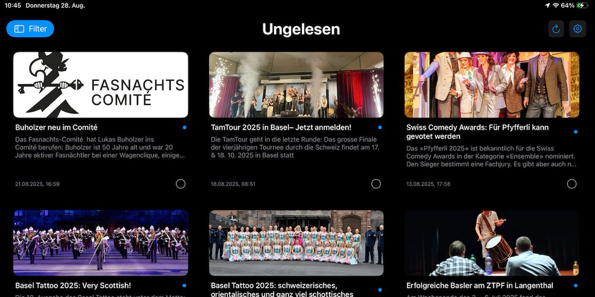 Die Basler Fasnacht ist für viele mehr als nur ein Event – sie ist Leidenschaft, Tradition und gelebte Kultur. Damit du keine Neuigkeit mehr verpasst, gibt es jetzt die fasnacht.ch News App: Deinen persönlichen News-Reader für alles rund um die Basler Fasnacht.