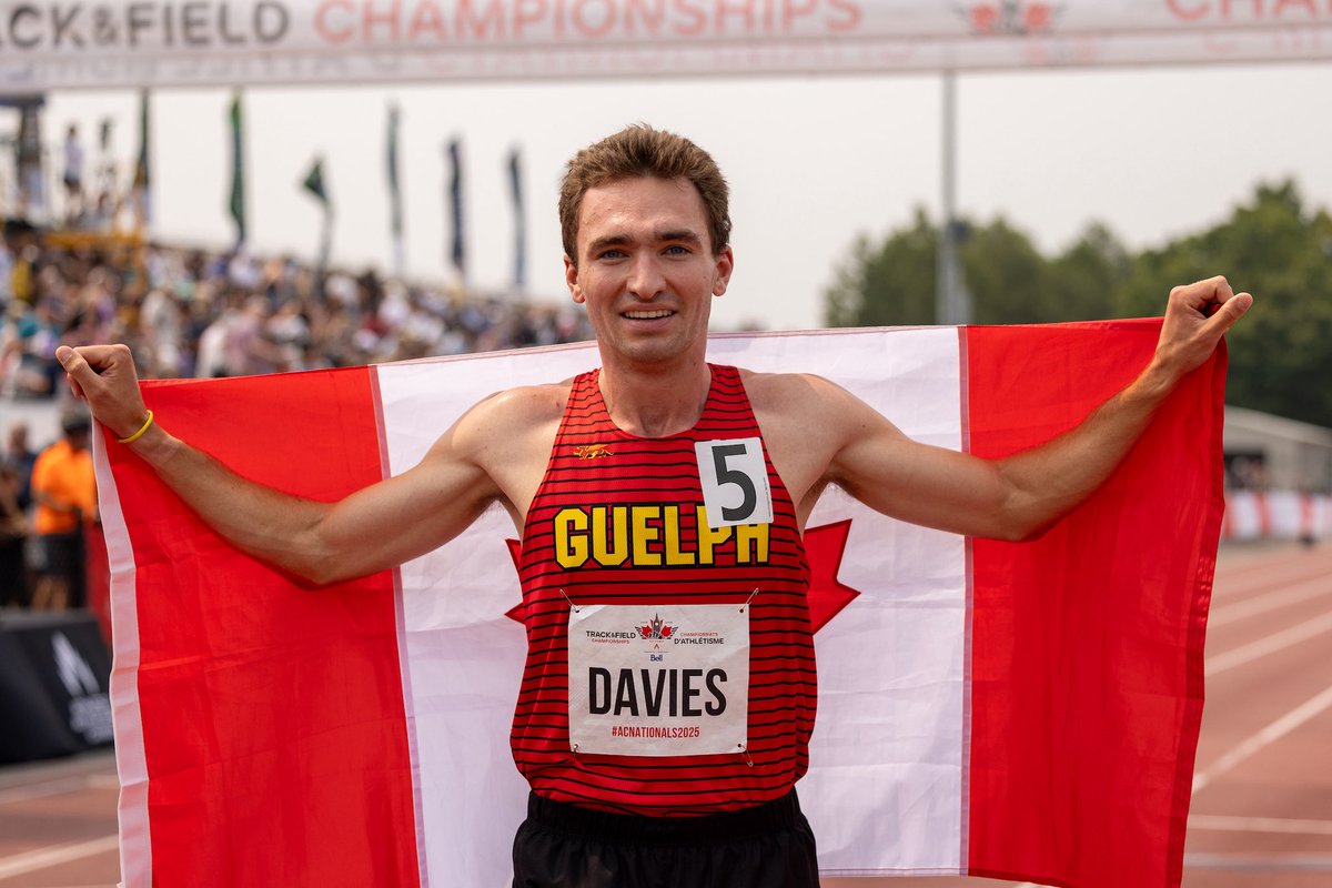 Max Davies’ Canadian Record Officially Ratified! 🇨🇦🔥

The 21-year-old’s 3:33.86 performance from August 23rd in Oslo is now ratified as the official Canadian U23 record in the men’s 1500m.

A huge milestone for one of Canada’s rising stars.

#CanadianRecord