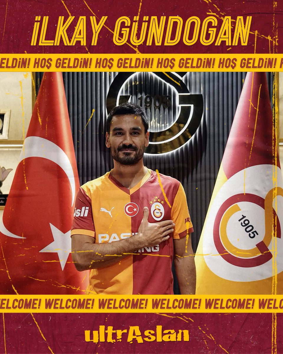 ✍🏻 GALATASARAYIMIZA HOŞ GELDİN İLKAY GÜNDOĞAN! 🦁

#ultrAslan