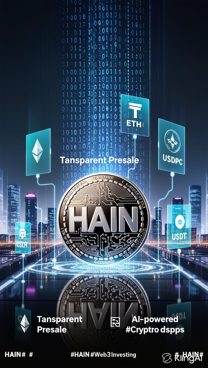 HAINCoin's tweet image. ⛽🎯💕🤡Global HAIN fam, unite! Whether you&apos;re in ETH, USDT, or USDC, our presale welcomes all. Build the future of intelligent chains together. Who&apos;s in? 👏

chainintellectcoin.com 
$0.000000001

 #HAIN #CryptoWorld #CommunityFirst