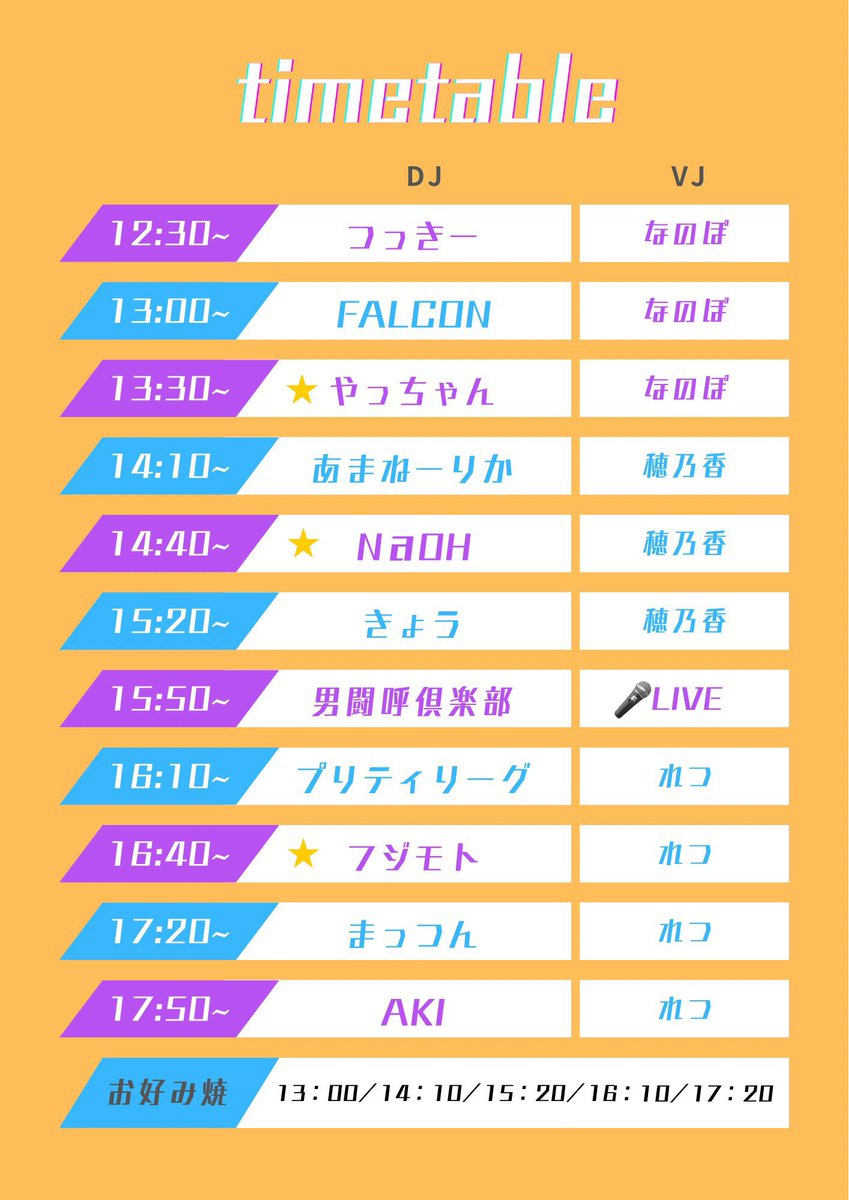今回は初の祝日㊗️開催❗️
ご都合あう方はぜひ遊びに来てください🌟

アニレトvol.7 #アニレト
🗼東京vs広島⛩️
仁義なきDJの戦い -広島死闘編-

🗓️2025年9月23日(火祝)
⏰open/start 12:30
🎪OK鉄板(広島市中区幟町10-9)
💴¥2,000 (+1 drink)
ツイプラ参加表明で500円 割引🈹
twipla.jp/events/691681