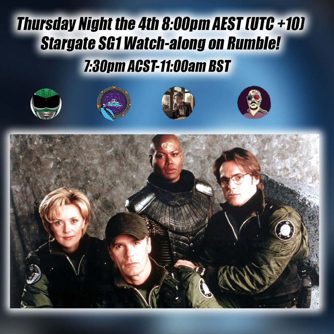 Join us tomorrow for a watch-along of the 'There But for the Grace of God', (the mirror episode).
Join MudCrab, AbesGonnaGetYa, Mr Grant G and Miss Jay at 8pm AEST, 7:30pm ACST, 11am BST