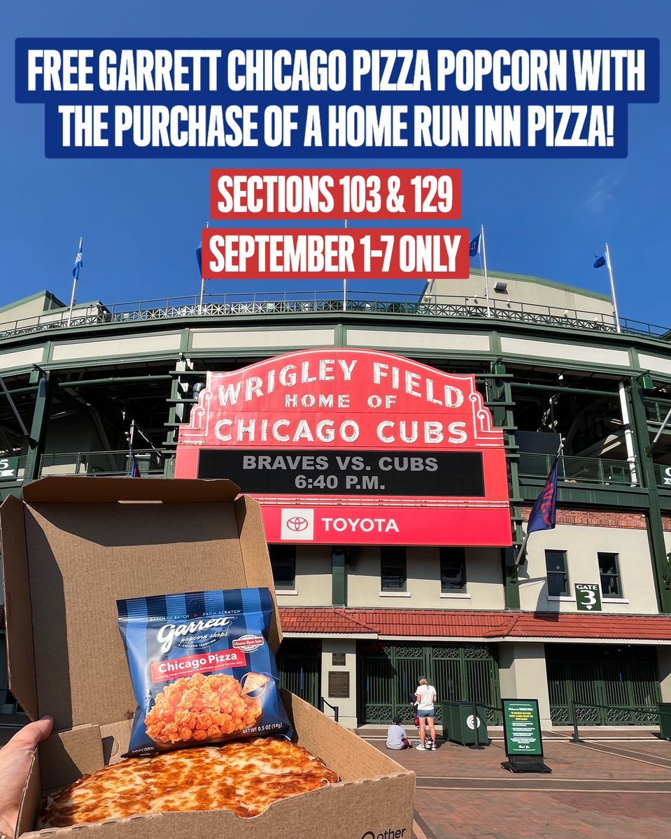 you guys need to try this combo 🤩

<a href="/HomeRunInn/">Home Run Inn</a> // <a href="/GarrettPopcorn/">Garrett Popcorn</a>