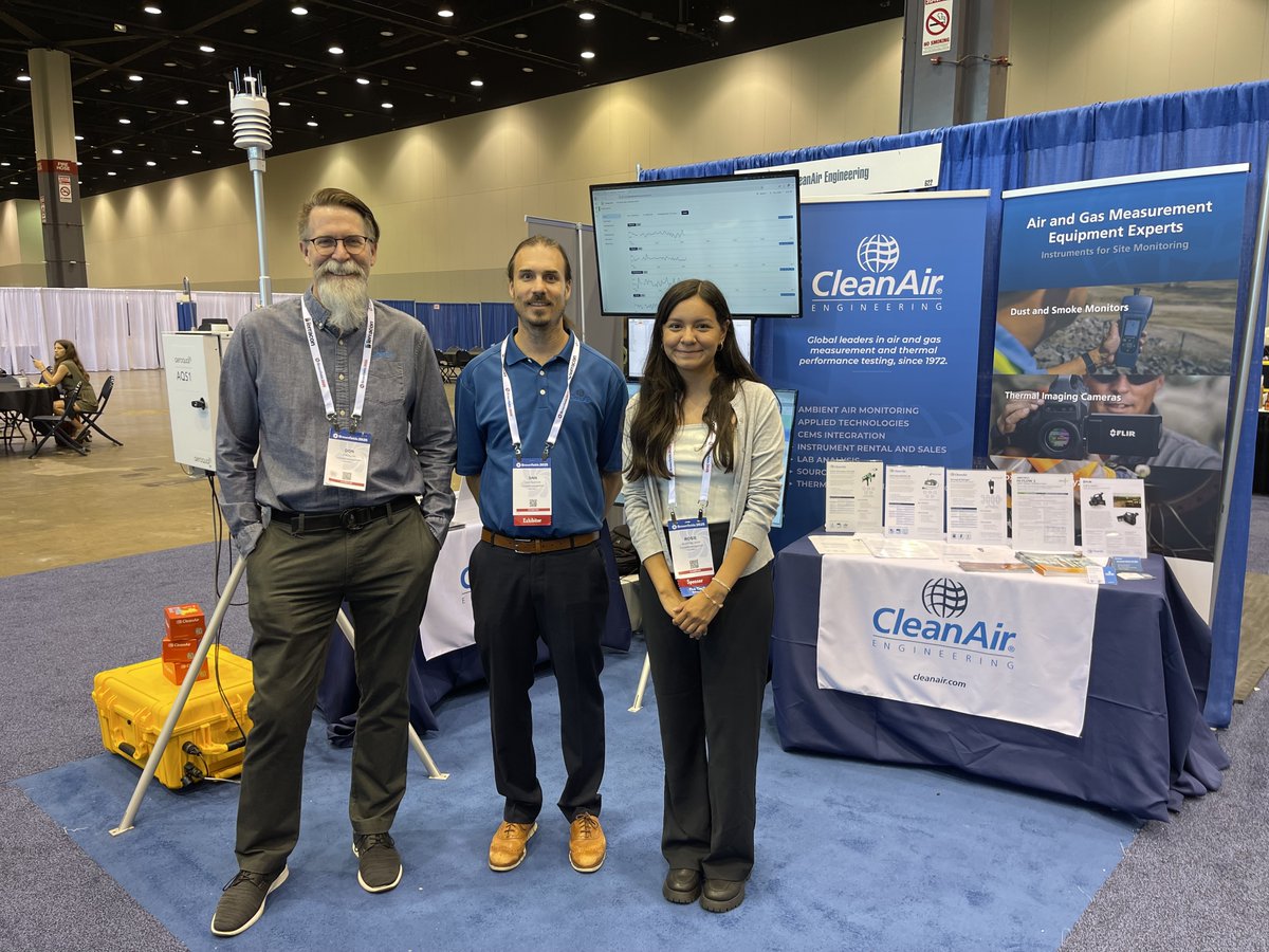 cleanairengr's tweet image. Reflecting on an amazing week at #Brownfields2025 in Chicago! We showcased our real-time data integration for brownfield projects, making air quality reporting easier than ever. Elevate your fenceline project! Reach out to Don, Dan, Rosie, or Doug! #cleanairengineering