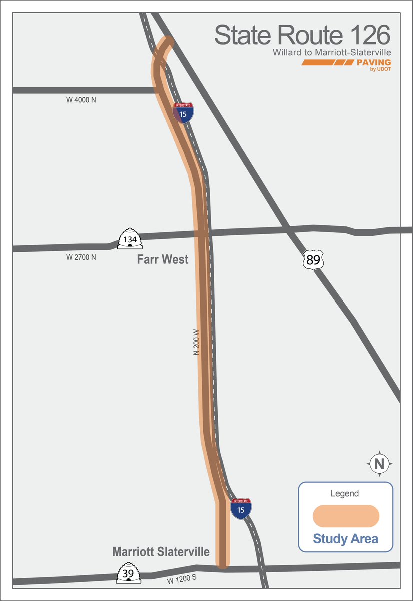 TRAFFIC ALERT: Sept. 2 – Late Sept., drivers can expect single lane closures &amp; partial I-15 ramp closures on SR-126 (1200 S. to US-89) for paving activities from 7 a.m. to 7 p.m. &amp; some night work on weekends.
INFO: udotinput.utah.gov/sr126paving