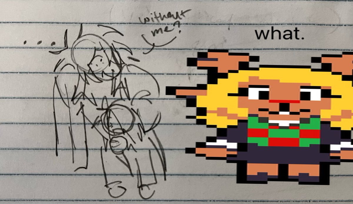 my yuri returns #DELTARUNE #krusielle