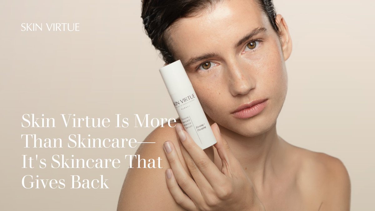 skinvirtue's tweet image. At Skin Virtue, we care for more than skin.

We support breast cancer awareness and create science-backed skincare for sensitive skin — like our Future Advanced Radiance Serum.

Gentle. Restorative. Clinically tested.

🌐 zurl.co/x40sN 

#SkinVirtue #FutureAdvanced
