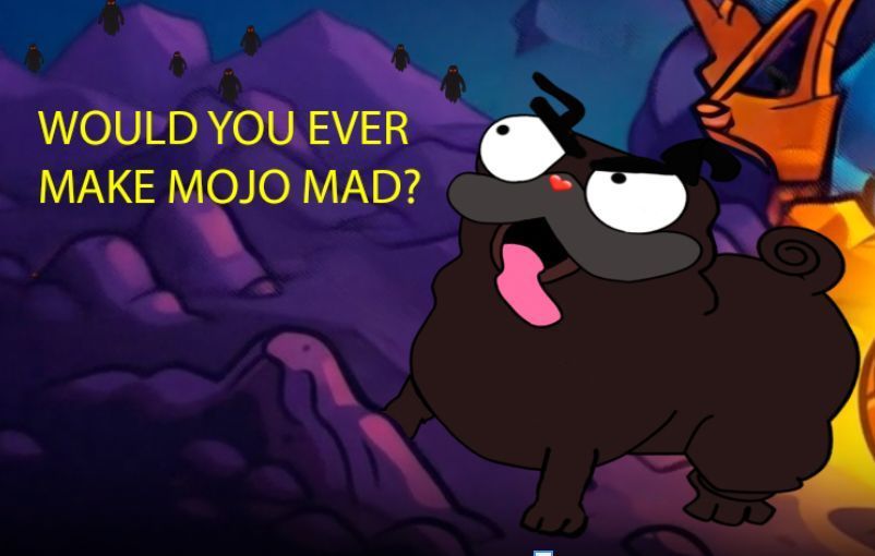 MojoMultiverse's tweet image. Mojo is furious! Mojo’s got one rule: Don’t. Make. Him. Mad.
Tag the friend who’d still try it Join the discussion on Discord and Telegram to get all the details. Don't miss the latest update tomorrow at 9 a.m PDT. #mojocrazyadventure #Gaming #storybook #crazy #fun #storytime…