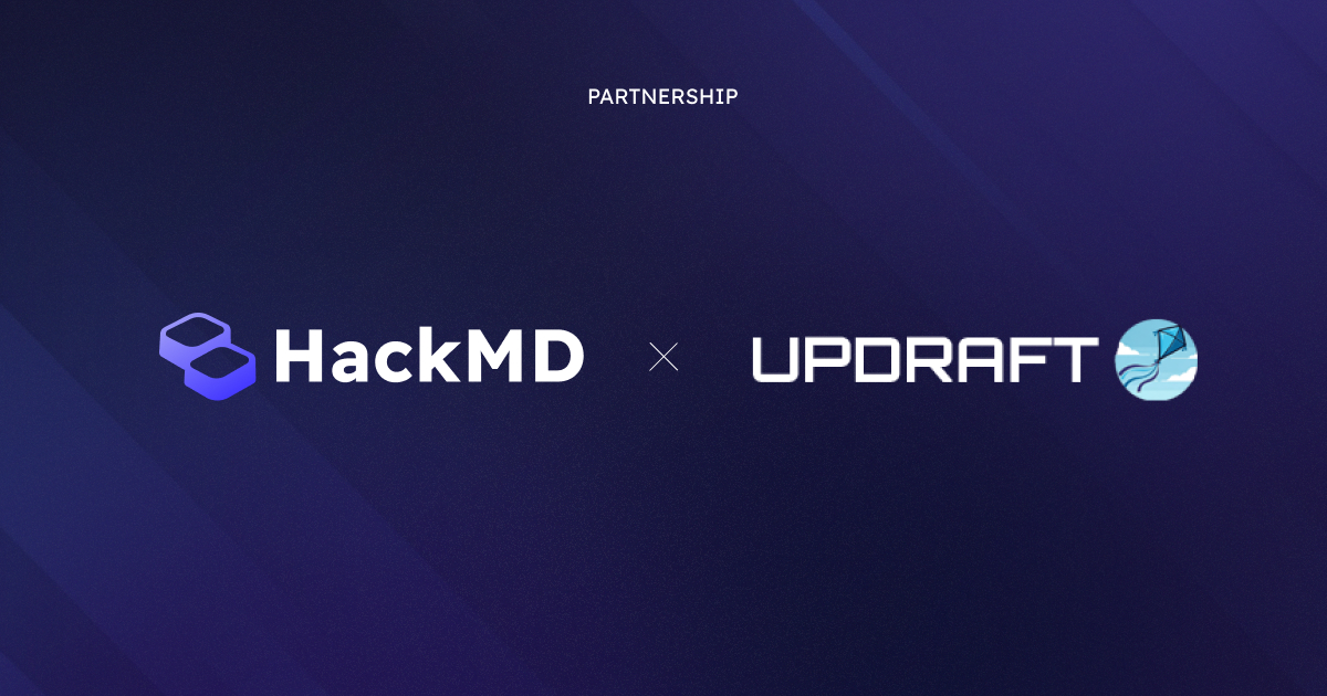 collaborating on open-source ideas just got more powerful 💪 

we’re thrilled to announce our new partnership with <a href="/UpdraftFund/">Updraft🪁</a>, so your markdown-sketched ideas on HackMD can get funded, built, and brought to life by the community

ideas + action = unstoppable
