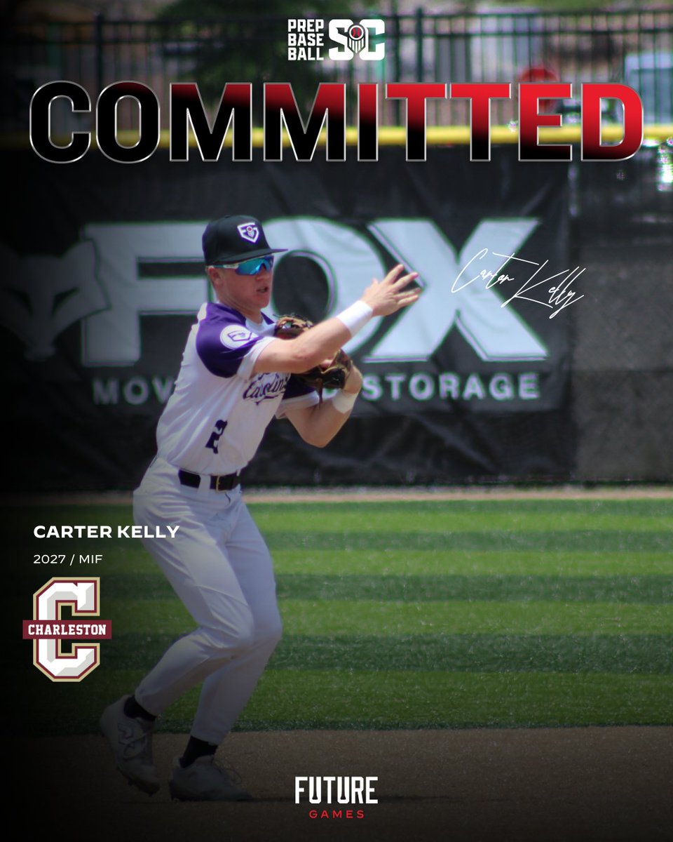 🚨COMMITMENT🚨

Following the #PBFG25 '27 INF Carter Kelly has committed to The College of Charleston

<a href="/CarterKelly2027/">Carter Kelly</a> | <a href="/FuryBasebll/">Fountain Inn Baseball</a>

Profile: loom.ly/sjHk4oo