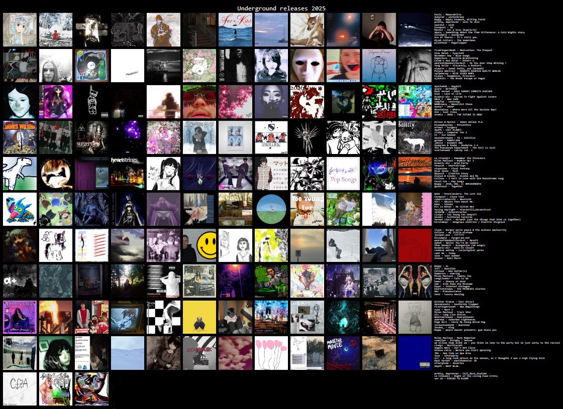 ThatDBLE_T's tweet image. Underground releases 2025 update 3.0