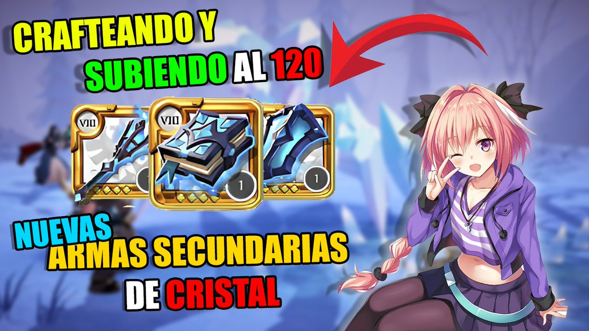 WHITHBLADE's tweet image. Nuevas Armas Secundarias de Cristal: Crafteo y subo al 120 en Albion Online youtu.be/QNONGpOhkck
#albiononline