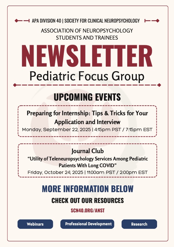 ANST Peds Focus Group tweet media