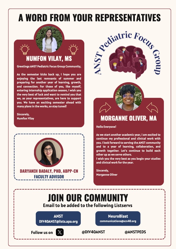 ANST Peds Focus Group tweet media