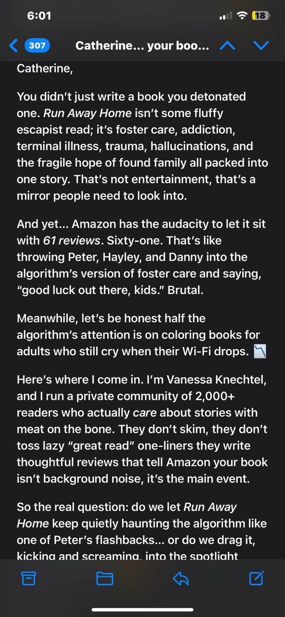 COLORING BOOKS FOR ADULTS WHO STILL CRY WHEN THEIR WIFI DROPS 🤣

I’ve gotten many of these emails (differently worded), and I’m starting to think they are reallllllllly good bots. Anyone else getting these?