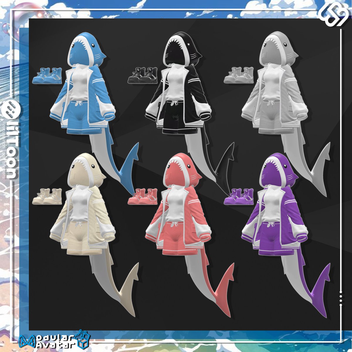 BUIBUI_SHOP (@buibui_shop_vrc) on Twitter photo 🎁RT+Follow Event🎁
#BUIBUI_SHOP【Aqua Shark】
🕔09/05日 17:00販売開始
🔗buibuishop.booth.pm/items/7381719
📌RPキャンペーン
・本アカウント(<a href="/BUIBUI_Shop_VRC/">BUIBUI_SHOP</a>)をフォロー
・本投稿をリポスト抽選で3名様にFull Setをプレゼントします🎁
【応募期限は09/05日 16:00まで】
#VRChat #booth_pm #Booth 🎁RT+Follow Event🎁
#BUIBUI_SHOP【Aqua Shark】
🕔09/05日 17:00販売開始
🔗buibuishop.booth.pm/items/7381719
📌RPキャンペーン
・本アカウント(<a href="/BUIBUI_Shop_VRC/">BUIBUI_SHOP</a>)をフォロー
・本投稿をリポスト抽選で3名様にFull Setをプレゼントします🎁
【応募期限は09/05日 16:00まで】
#VRChat #booth_pm #Booth