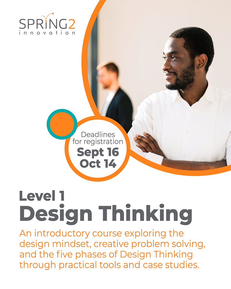 Spring2Inno's tweet image. Start Solving the Right Problems
💡
Our Design Thinking Level 1 course is the perfect starting point to build your problem-solving toolkit. Learn how to co-create effective solutions and drive meaningful change.
Sign up —zurl.co/OYojW
#Spring2Innovation