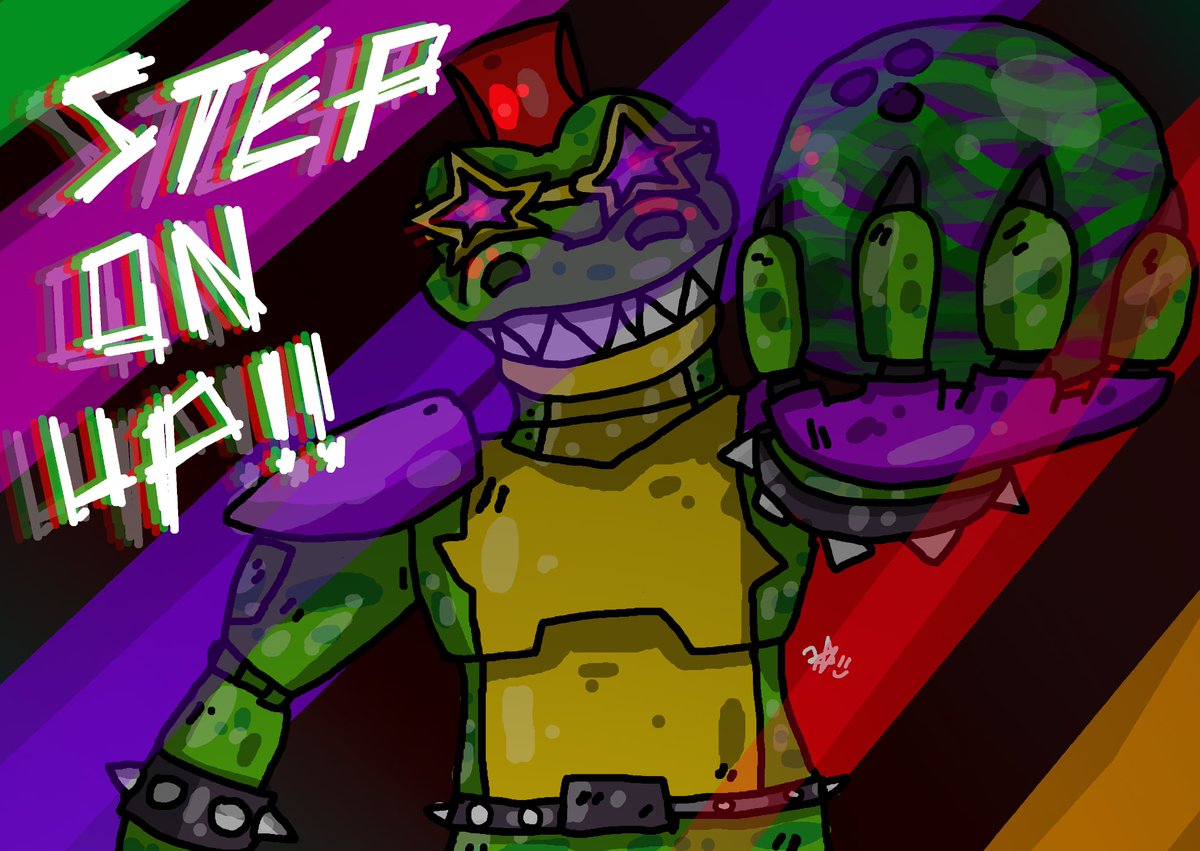 darkness_beat's tweet photo. STEP ON UP!! ✨🐊🪕
#fnaf @LivingTombstone #StepOnUp https://t.co/CcuiqMJo6t