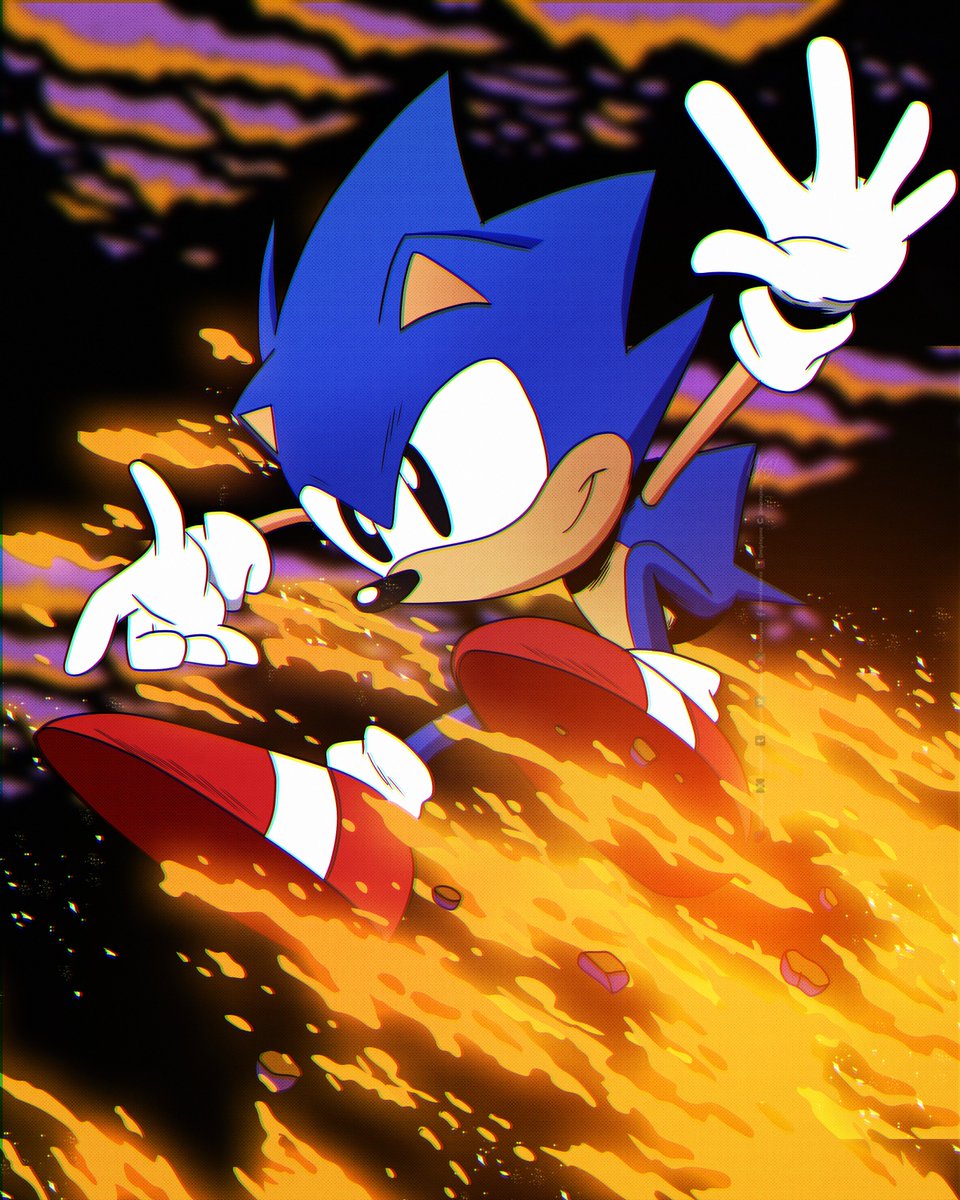 ✨Soon as I have a day off, I'll draw some new stuff. Till then, here's more updated Sonic the Hedgehog fan art from a few years back.✨