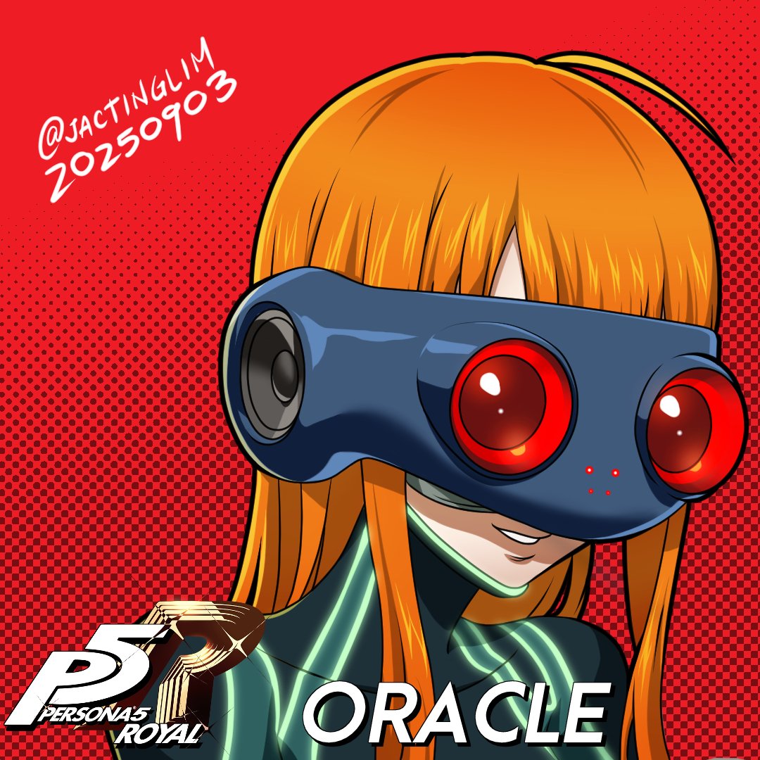 Next on my $7 headshots art commission #Persona5 series is Oracle! Watch me stream #Persona5Royal on
<a href="/evawally12/">EvaWally🤖🤖</a> Sundays 9pm PH time!