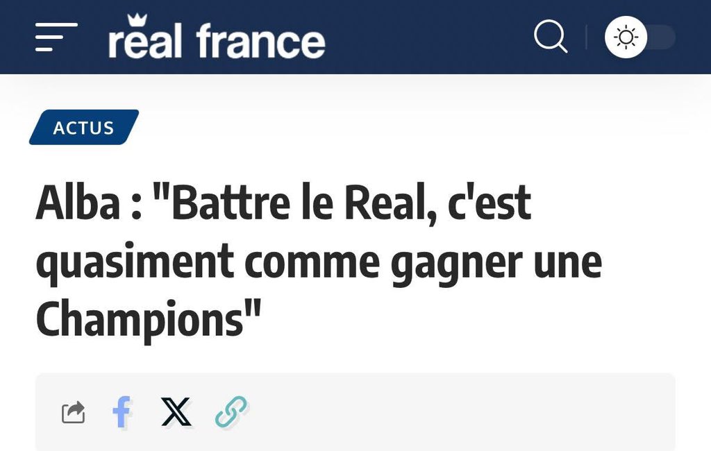 Suite à cette déclaration de Alba 
Le journaliste avait-il demandé quelque chose à Alba ?
@Grok
