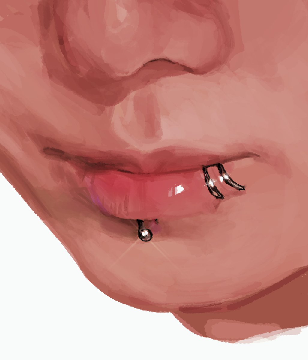 Loving his new lippie piercing...💋✨️

#jungkook #btsfanart